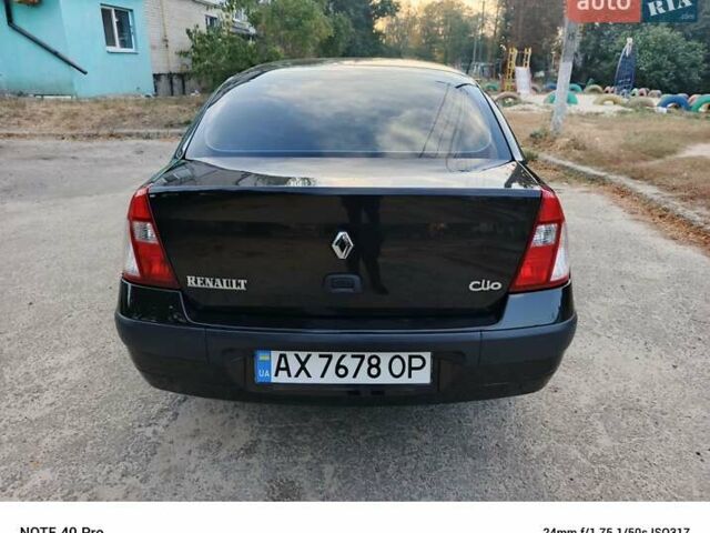 Черный Рено Клио, объемом двигателя 1.39 л и пробегом 104 тыс. км за 4500 $, фото 5 на Automoto.ua