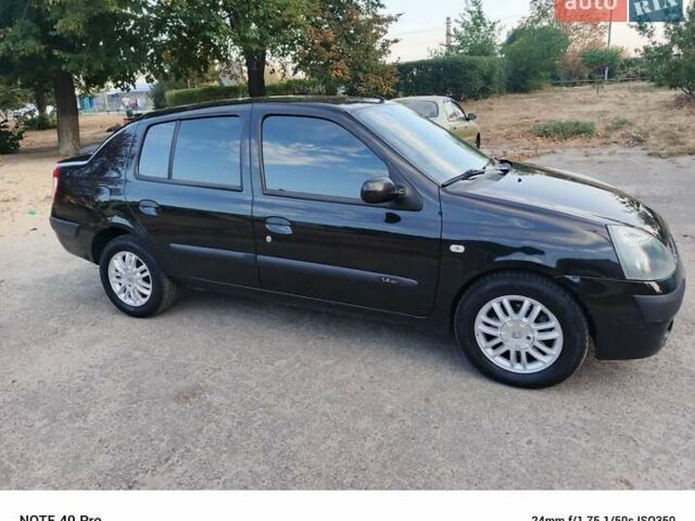 Черный Рено Клио, объемом двигателя 1.39 л и пробегом 104 тыс. км за 4500 $, фото 1 на Automoto.ua