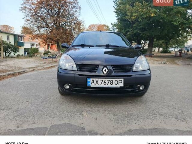 Черный Рено Клио, объемом двигателя 1.39 л и пробегом 104 тыс. км за 4500 $, фото 3 на Automoto.ua