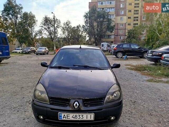 Рено Клио 2005 в Каменское - Днепродзержинск на Automoto.ua Черный Рено Клио, объемом двигателя 1.4 л и пробегом 350 тыс. км за 2100 $, фото 1 на Automoto.ua