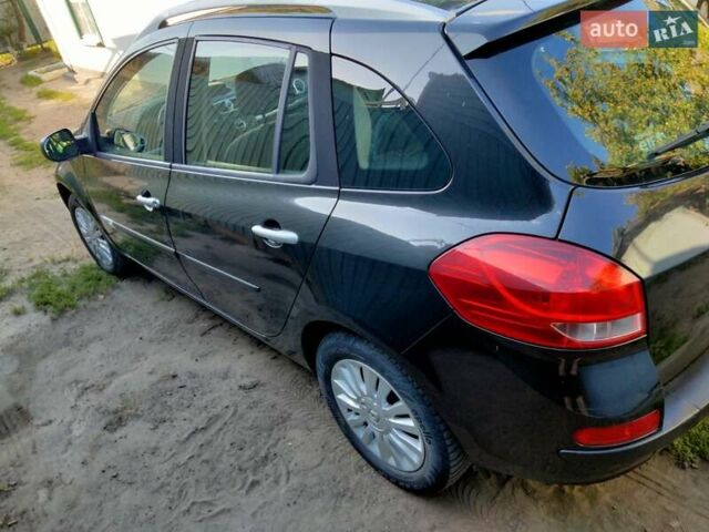 Черный Рено Клио, объемом двигателя 1.2 л и пробегом 208 тыс. км за 5000 $, фото 2 на Automoto.ua