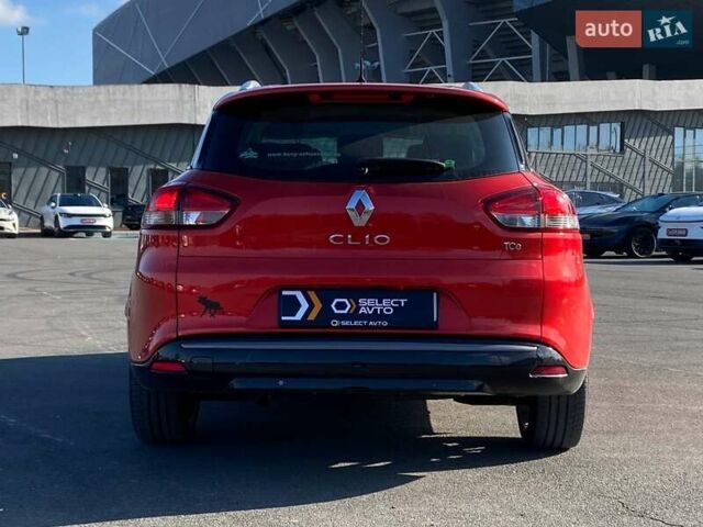 Красный Рено Клио, объемом двигателя 0.9 л и пробегом 184 тыс. км за 7290 $, фото 3 на Automoto.ua