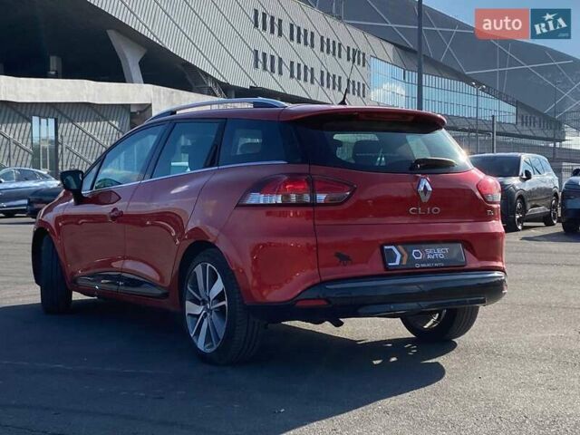 Красный Рено Клио, объемом двигателя 0.9 л и пробегом 184 тыс. км за 7290 $, фото 1 на Automoto.ua