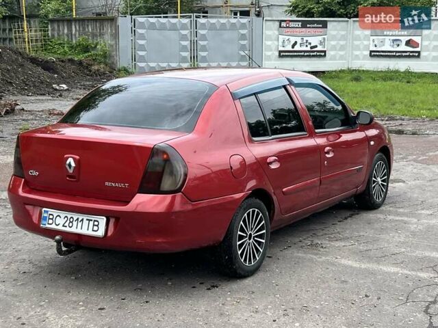 Красный Рено Клио, объемом двигателя 1.4 л и пробегом 210 тыс. км за 2750 $, фото 4 на Automoto.ua