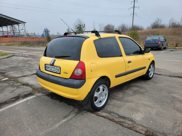 Желтый Рено Клио, объемом двигателя 1.5 л и пробегом 220 тыс. км за 2400 $, фото 2 на Automoto.ua