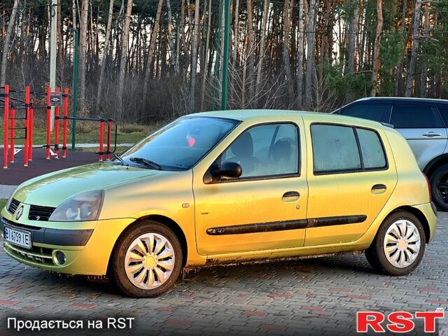 Жовтий Рено Кліо, об'ємом двигуна 1.4 л та пробігом 174 тис. км за 4500 $, фото 3 на Automoto.ua
