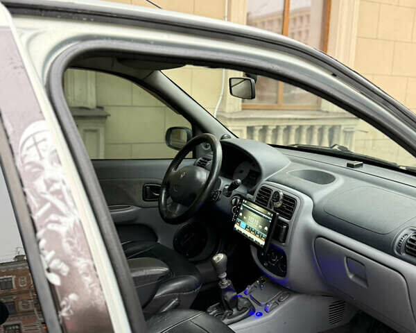 Серый Рено Клио, объемом двигателя 1.4 л и пробегом 320 тыс. км за 2750 $, фото 8 на Automoto.ua