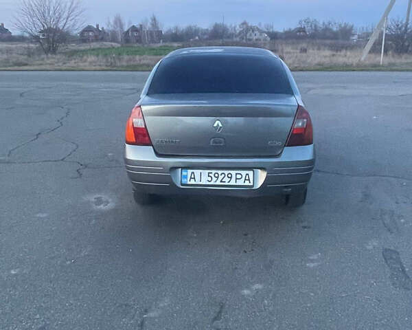 Серый Рено Клио, объемом двигателя 1.39 л и пробегом 420 тыс. км за 2500 $, фото 4 на Automoto.ua