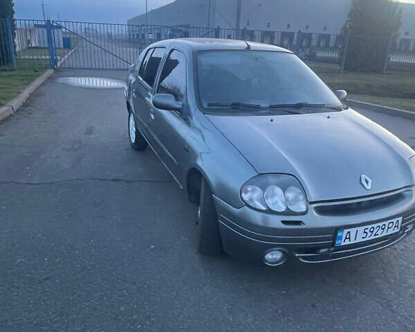 Серый Рено Клио, объемом двигателя 1.39 л и пробегом 420 тыс. км за 2500 $, фото 10 на Automoto.ua