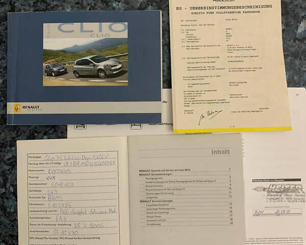 Сірий Рено Кліо, об'ємом двигуна 1.6 л та пробігом 239 тис. км за 4750 $, фото 35 на Automoto.ua