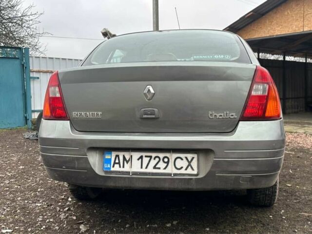 Серый Рено Клио, объемом двигателя 1.4 л и пробегом 235 тыс. км за 2500 $, фото 2 на Automoto.ua