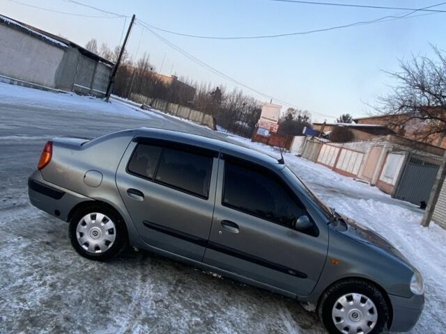 Серый Рено Клио, объемом двигателя 1.4 л и пробегом 352 тыс. км за 2450 $, фото 3 на Automoto.ua