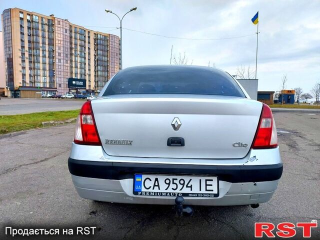 Серый Рено Клио, объемом двигателя 1.4 л и пробегом 283 тыс. км за 3300 $, фото 1 на Automoto.ua