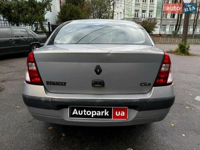 Серый Рено Клио, объемом двигателя 1.4 л и пробегом 207 тыс. км за 3490 $, фото 6 на Automoto.ua