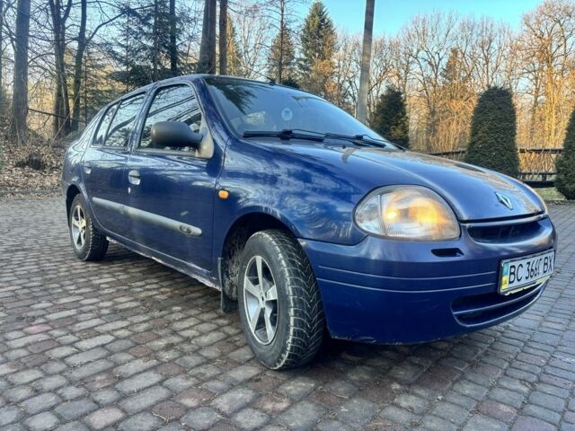 Синий Рено Клио, объемом двигателя 1.4 л и пробегом 273 тыс. км за 2500 $, фото 4 на Automoto.ua