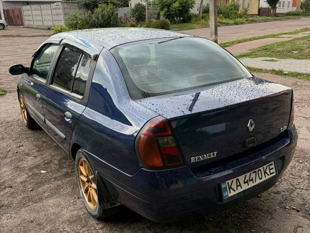 Синий Рено Клио, объемом двигателя 1.4 л и пробегом 197 тыс. км за 1750 $, фото 4 на Automoto.ua