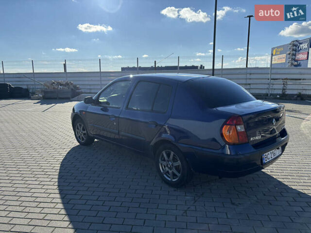 Синий Рено Клио, объемом двигателя 1.4 л и пробегом 272 тыс. км за 2700 $, фото 3 на Automoto.ua