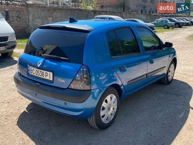 Синий Рено Клио, объемом двигателя 1.2 л и пробегом 214 тыс. км за 3300 $, фото 3 на Automoto.ua