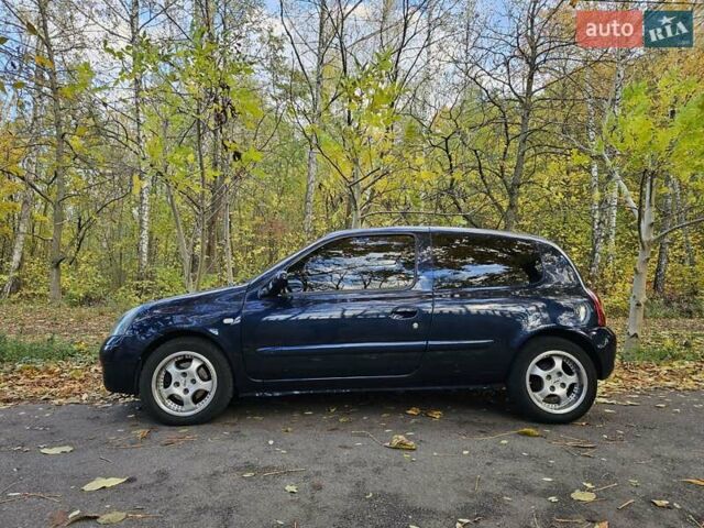 Синий Рено Клио, объемом двигателя 1.46 л и пробегом 230 тыс. км за 5000 $, фото 11 на Automoto.ua