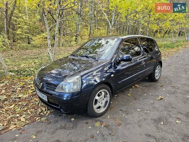 Синий Рено Клио, объемом двигателя 1.46 л и пробегом 230 тыс. км за 5000 $, фото 8 на Automoto.ua