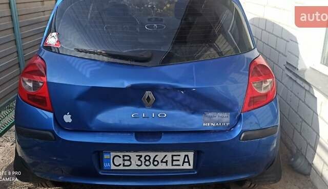 Синий Рено Клио, объемом двигателя 1.39 л и пробегом 188 тыс. км за 4000 $, фото 2 на Automoto.ua