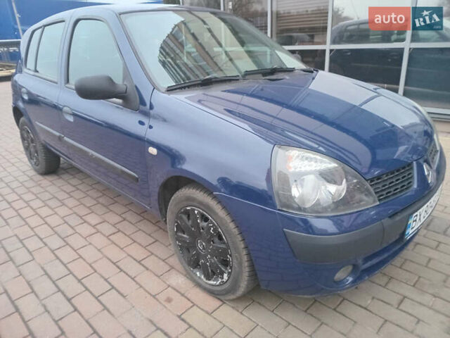 Синий Рено Клио, объемом двигателя 1.2 л и пробегом 299 тыс. км за 3000 $, фото 4 на Automoto.ua