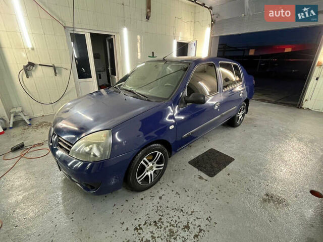 Синий Рено Клио, объемом двигателя 1.39 л и пробегом 160 тыс. км за 3400 $, фото 1 на Automoto.ua
