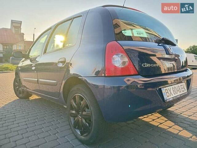 Синий Рено Клио, объемом двигателя 1.2 л и пробегом 295 тыс. км за 2999 $, фото 4 на Automoto.ua