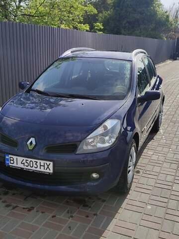 Синий Рено Клио, объемом двигателя 1.2 л и пробегом 170 тыс. км за 6000 $, фото 6 на Automoto.ua