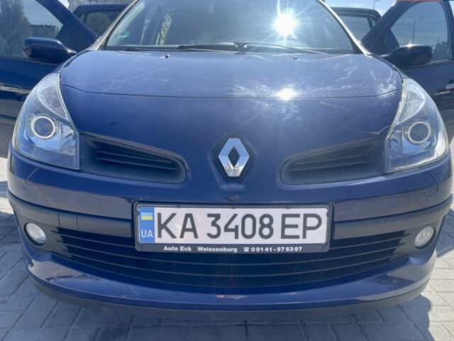 Синий Рено Клио, объемом двигателя 1.1 л и пробегом 190 тыс. км за 5000 $, фото 4 на Automoto.ua