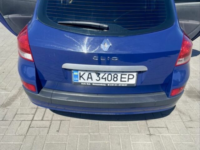 Синий Рено Клио, объемом двигателя 1.1 л и пробегом 190 тыс. км за 5000 $, фото 3 на Automoto.ua