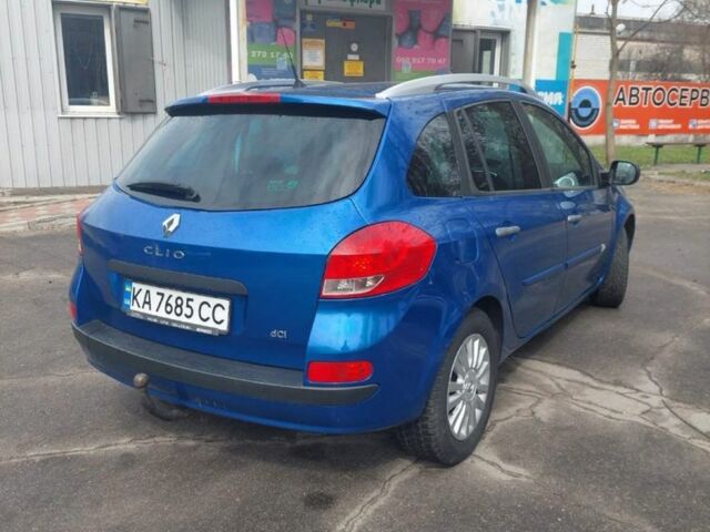 Синій Рено Кліо, об'ємом двигуна 1.5 л та пробігом 270 тис. км за 4800 $, фото 1 на Automoto.ua