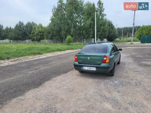 Зеленый Рено Клио, объемом двигателя 1.39 л и пробегом 378 тыс. км за 2200 $, фото 5 на Automoto.ua
