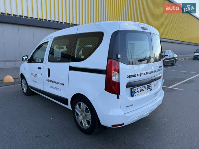 Белый Рено Dokker, объемом двигателя 1.5 л и пробегом 156 тыс. км за 12900 $, фото 8 на Automoto.ua