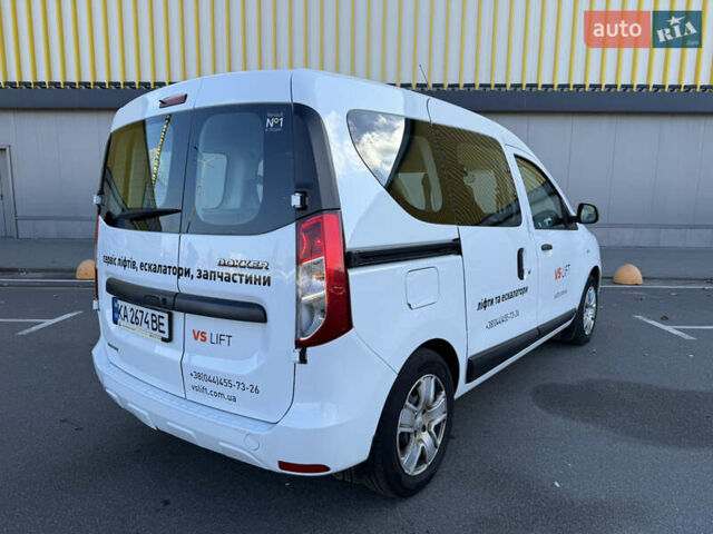 Белый Рено Dokker, объемом двигателя 1.5 л и пробегом 156 тыс. км за 12900 $, фото 11 на Automoto.ua