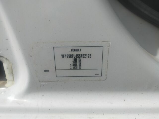Білий Рено Dokker, об'ємом двигуна 0.15 л та пробігом 356 тис. км за 7000 $, фото 11 на Automoto.ua