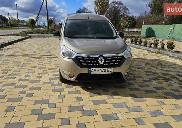 Рено Dokker 2019 в Виннице на Automoto.ua Бежевый Рено Dokker, объемом двигателя 1.46 л и пробегом 117 тыс. км за 10500 $, фото 7 на Automoto.ua