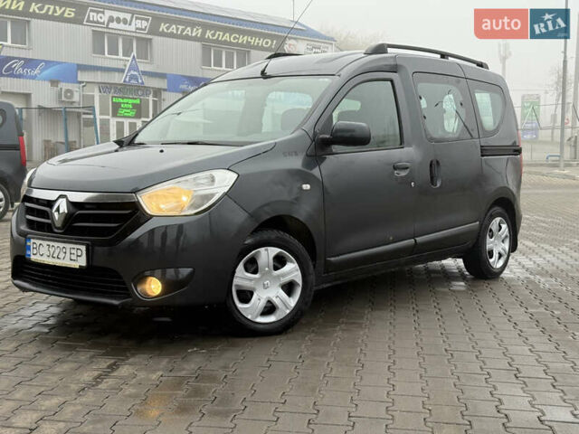Серый Рено Dokker, объемом двигателя 1.46 л и пробегом 240 тыс. км за 7300 $, фото 3 на Automoto.ua