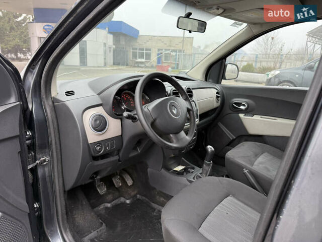 Серый Рено Dokker, объемом двигателя 1.46 л и пробегом 240 тыс. км за 7300 $, фото 15 на Automoto.ua