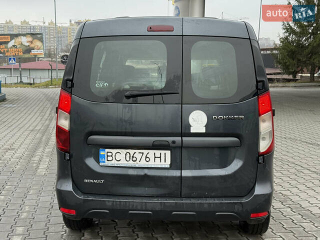 Серый Рено Dokker, объемом двигателя 1.5 л и пробегом 220 тыс. км за 7200 $, фото 8 на Automoto.ua