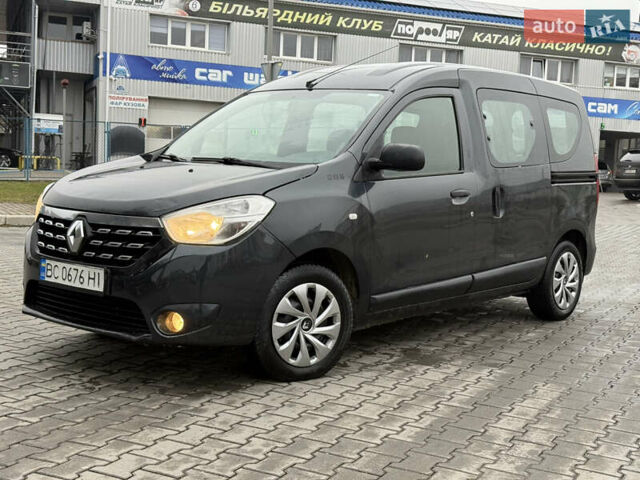 Серый Рено Dokker, объемом двигателя 1.5 л и пробегом 220 тыс. км за 7200 $, фото 1 на Automoto.ua