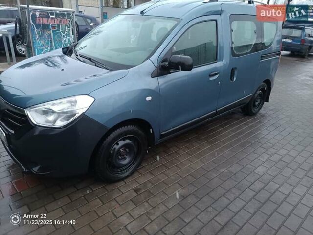 Синий Рено Dokker, объемом двигателя 1.46 л и пробегом 180 тыс. км за 7200 $, фото 11 на Automoto.ua