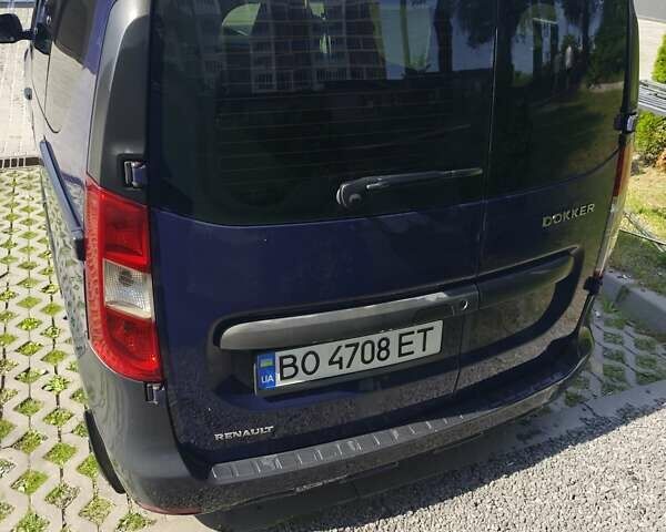 Синий Рено Dokker, объемом двигателя 1.46 л и пробегом 157 тыс. км за 5400 $, фото 5 на Automoto.ua
