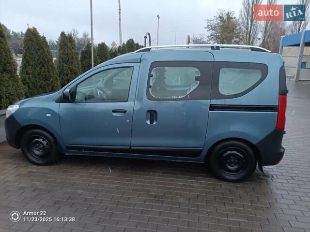 Синий Рено Dokker, объемом двигателя 1.46 л и пробегом 180 тыс. км за 7200 $, фото 1 на Automoto.ua