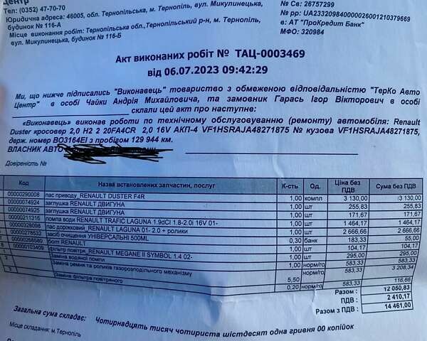 Белый Рено Дастер, объемом двигателя 2 л и пробегом 147 тыс. км за 10500 $, фото 24 на Automoto.ua