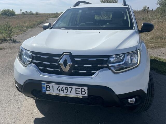 Белый Рено Дастер, объемом двигателя 1.5 л и пробегом 81 тыс. км за 13800 $, фото 1 на Automoto.ua