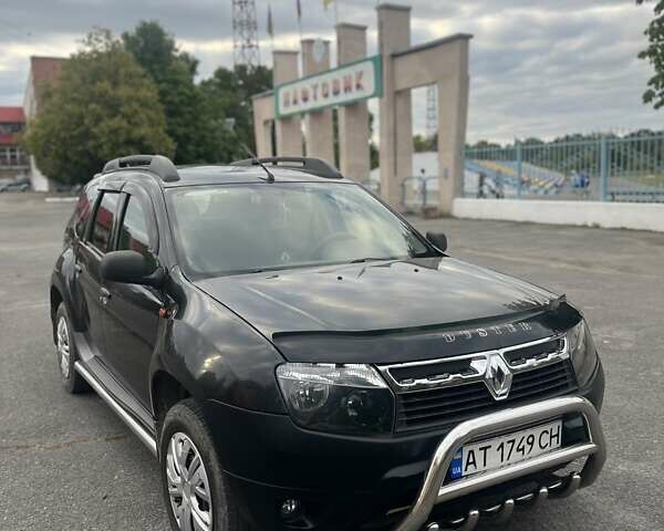 Черный Рено Дастер, объемом двигателя 1.46 л и пробегом 140 тыс. км за 8900 $, фото 2 на Automoto.ua