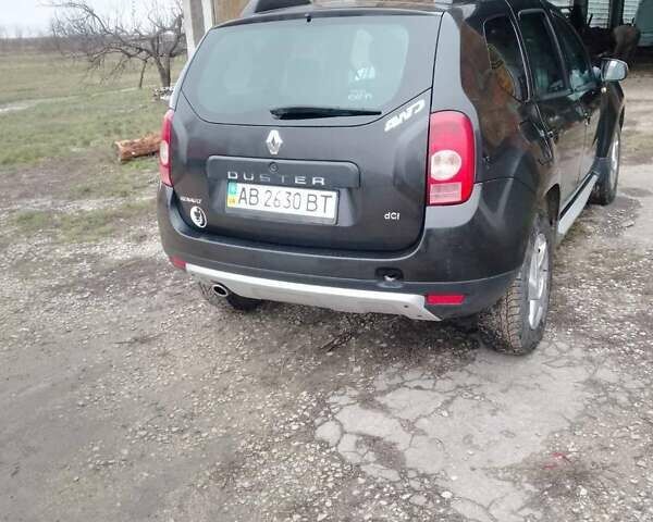 Черный Рено Дастер, объемом двигателя 1.46 л и пробегом 242 тыс. км за 7900 $, фото 3 на Automoto.ua