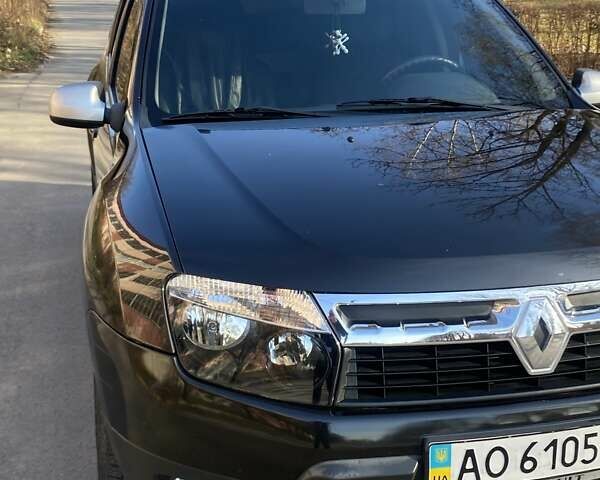 Черный Рено Дастер, объемом двигателя 1.6 л и пробегом 191 тыс. км за 8500 $, фото 6 на Automoto.ua