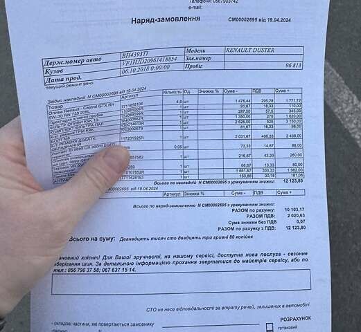 Черный Рено Дастер, объемом двигателя 1.5 л и пробегом 111 тыс. км за 15399 $, фото 65 на Automoto.ua